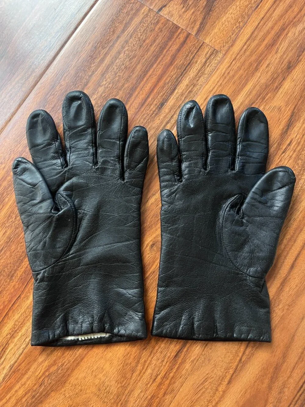 Fownes Vintage Black Genuine Leather Gloves With Thinsulate L